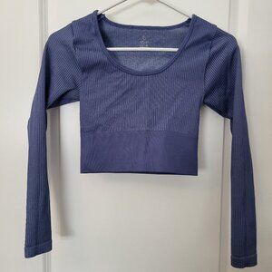 Offline by Aerie Seamless Cropped Long Sleeve Tee